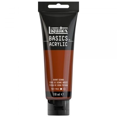 Tube de 118mL d’acrylique Basics – terre de sienne brûlée