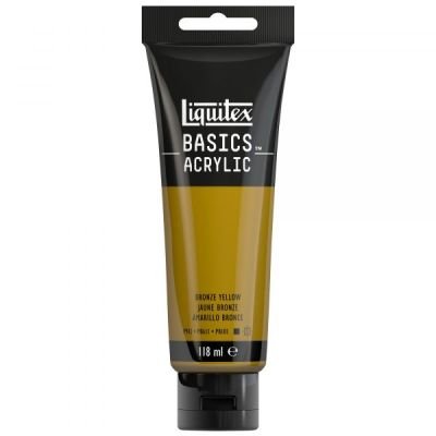 Tube de 118mL d’acrylique Basics – jaune bronze