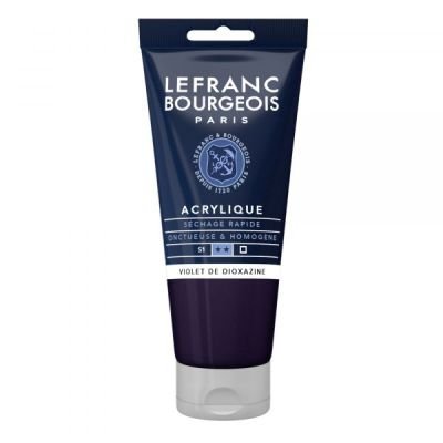 Tube d’acrylique fine 80mL Lefranc Bourgeois – Dioxazine violet