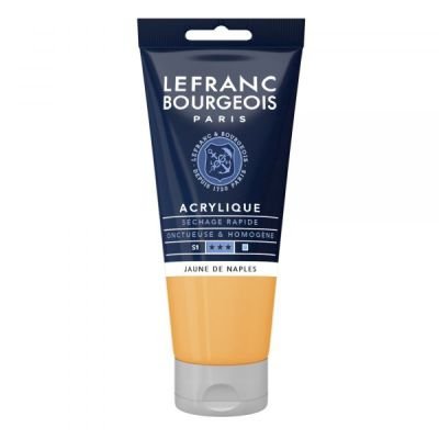 Tube d’acrylique fine 80mL Lefranc Bourgeois – Jaune de Naples