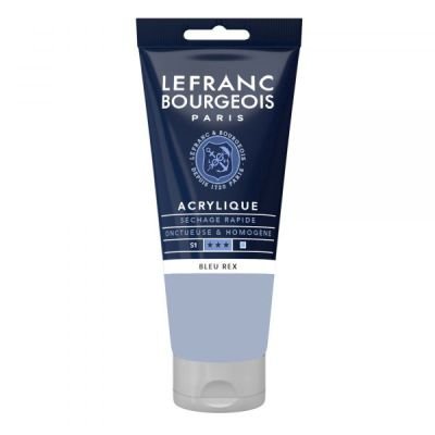 Tube d’acrylique fine 80mL Lefranc Bourgeois – Bleu rex