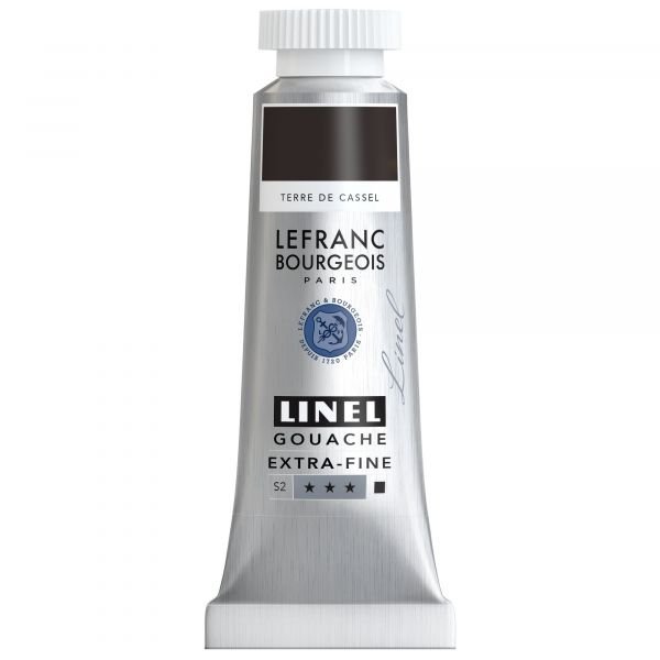 Tube de gouache 14mL Linel extra-fine – Terre de Cassel (Série 2)