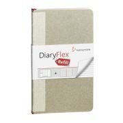 Diaryflex recharge de papier ligné format 10,4×18,2cm