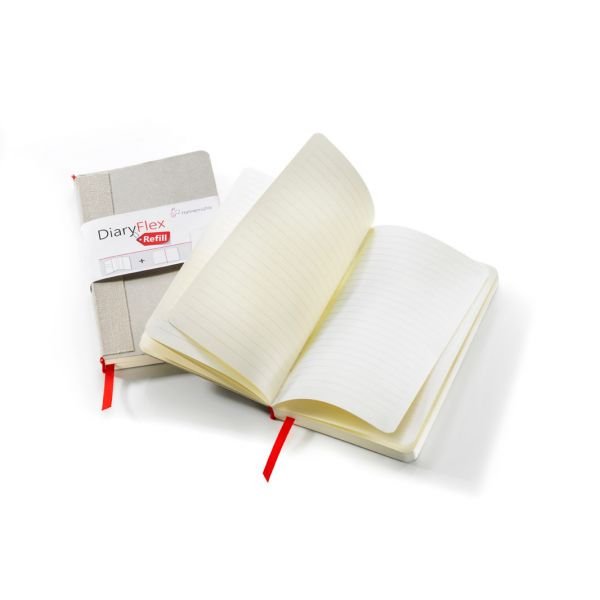 Diaryflex recharge de papier ligné format 10,4×18,2cm