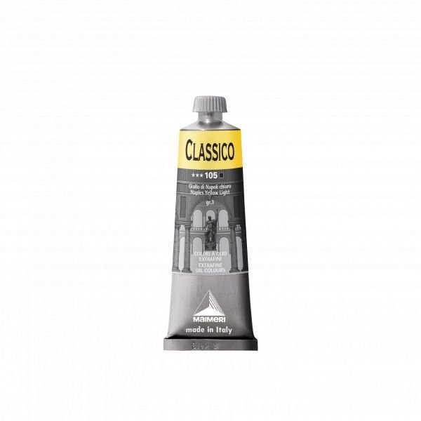 Tube de peinture à l’huile 60mL Classico extra-fine – Jaune de Naples clair