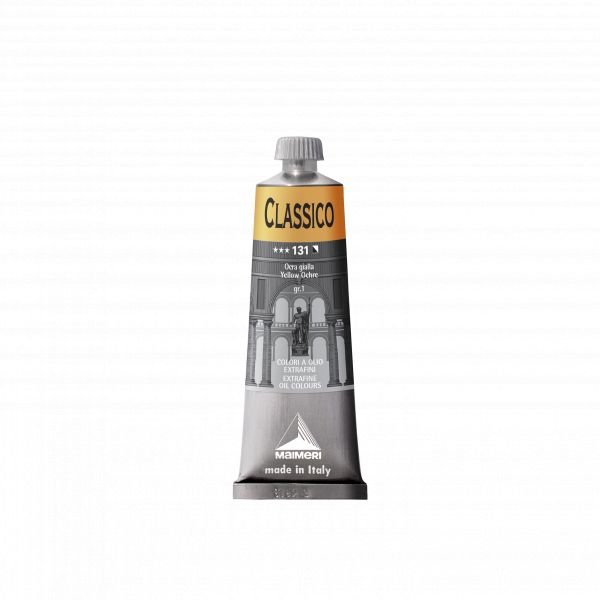 Tube de peinture à l’huile 60mL Classico extra-fine – Ocre jaune