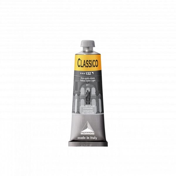 Tube de peinture à l’huile 60mL Classico extra-fine – Ocre jaune clair