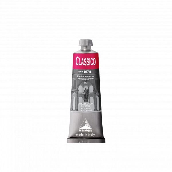 Tube de peinture à l’huile 60mL Classico extra-fine – Carmin permanent