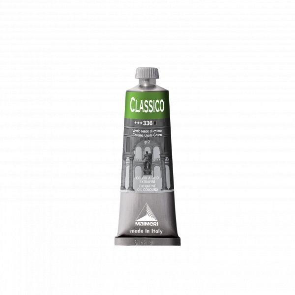 Tube de peinture à l’huile 60mL Classico extra-fine – Vert oxyde de chrome