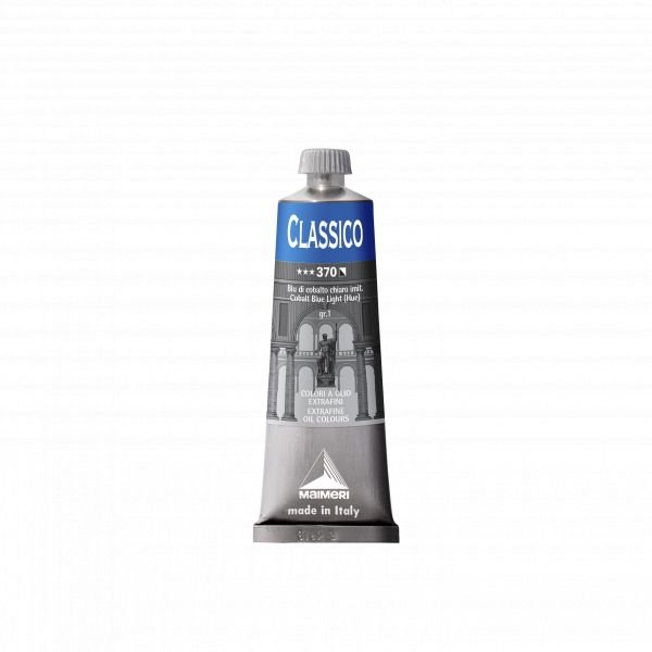 Tube de peinture à l’huile 60mL Classico extra-fine – Bleu de cobalt clair imitation