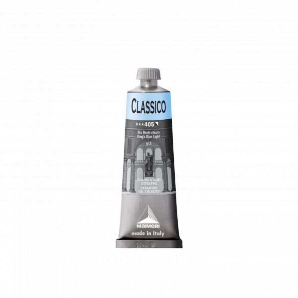 Tube de peinture à l’huile 60mL Classico extra-fine – Bleu royal clair