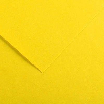 Feuille de papier Vivaldi 240g jaune canari 4 format 50x65cm (retrait en boutique seulement)