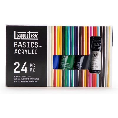 Pack de 24 tubes 22mL d’acrylique Basics