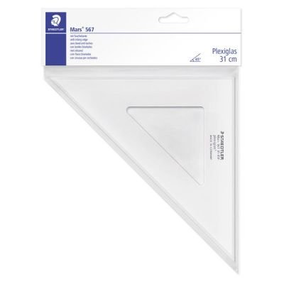 Equerre transparente 45° 31cm Staedtler