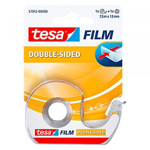 ADHESIF DOUBLE FACE TRANSPARENT TESA 7,5M X 12MM