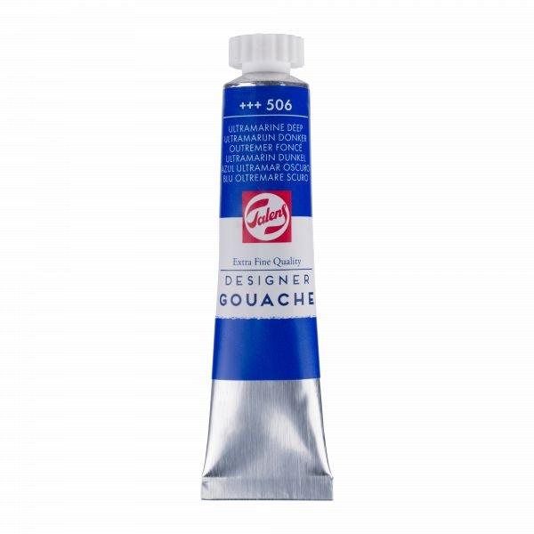 Tube de gouache 20mL Talens extra-fine – Bleu outremer foncé