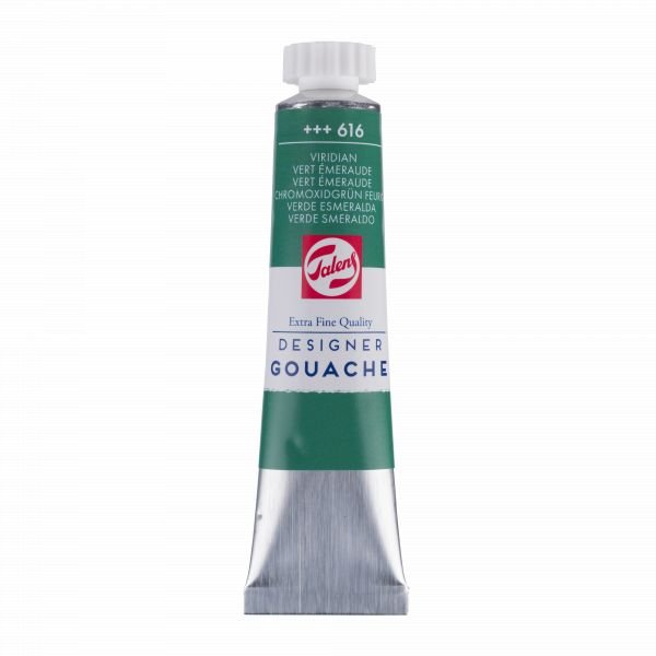 Tube de gouache 20mL Talens extra-fine – Vert Emeraude