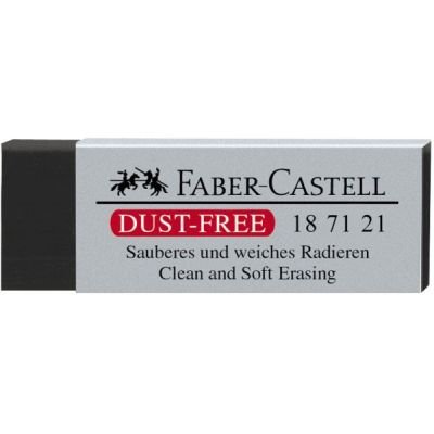 Gomme noire Faber Castell (dust free)